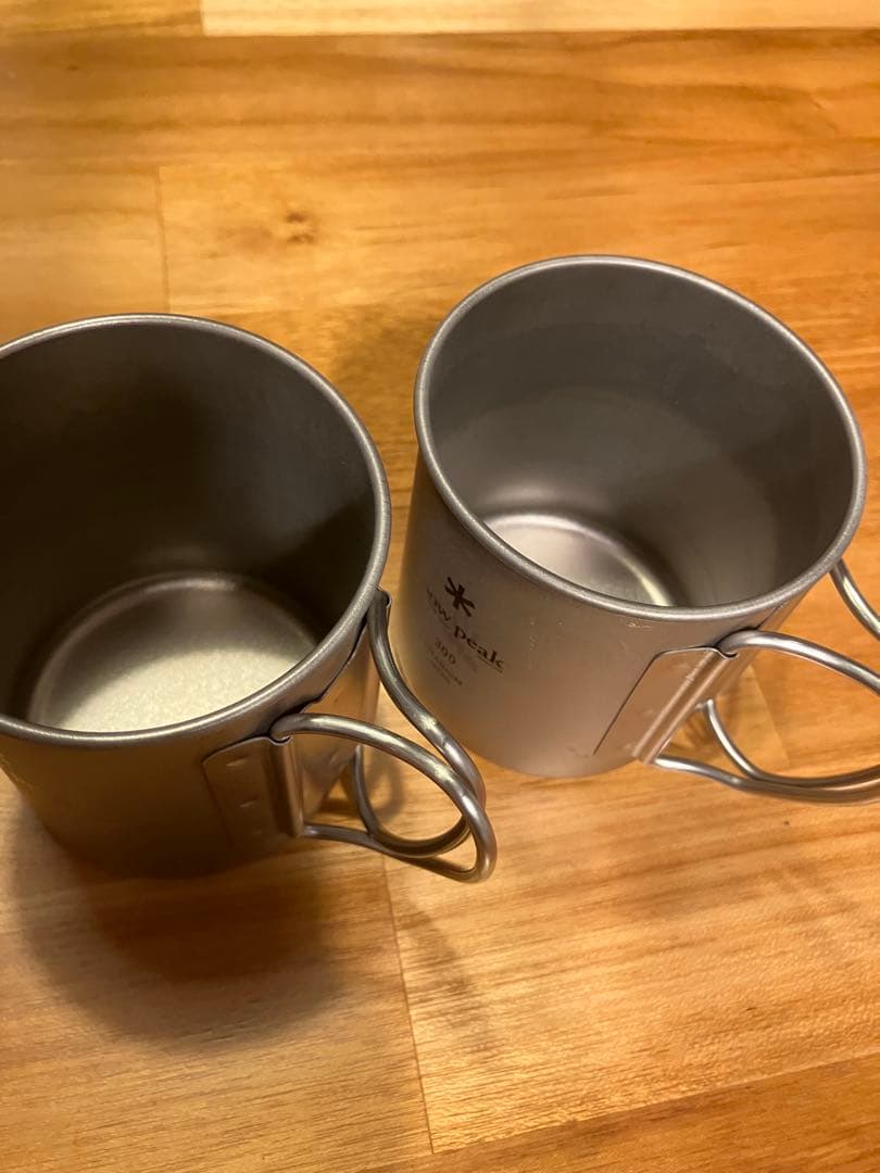【超美品】スノーピーク（チタンマグ300/シェラカップ/テーブルウェアボウルL）