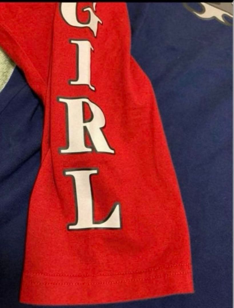 【完売品】あいみょん着用X-girl ロンT長袖リンガーTシャツビッグシルエット