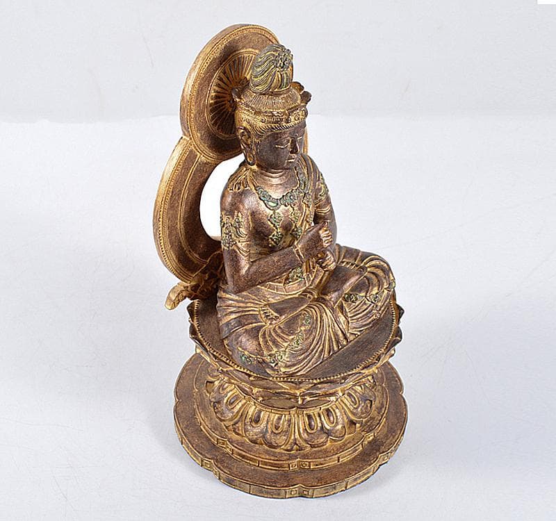 仏教美術　樹脂製　レプリカ　チベット仏　仏像　置物　V　R4673