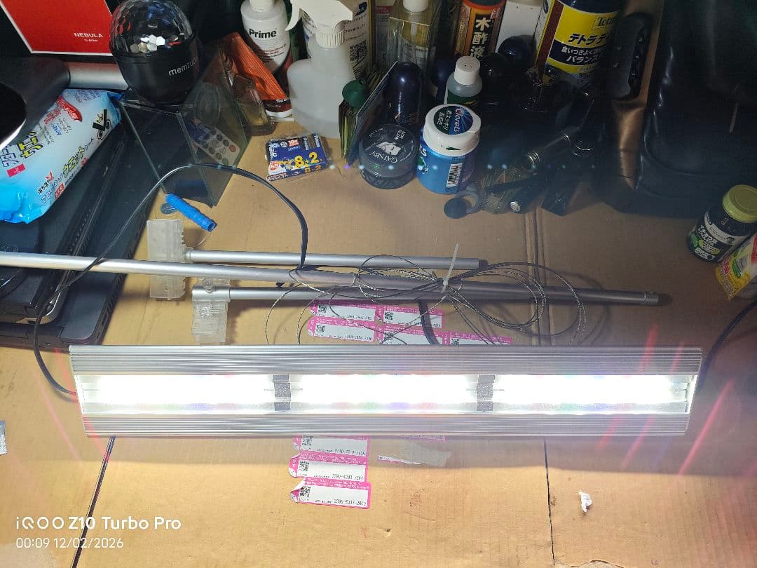 アクロ LEDライト 約60cm シルバー