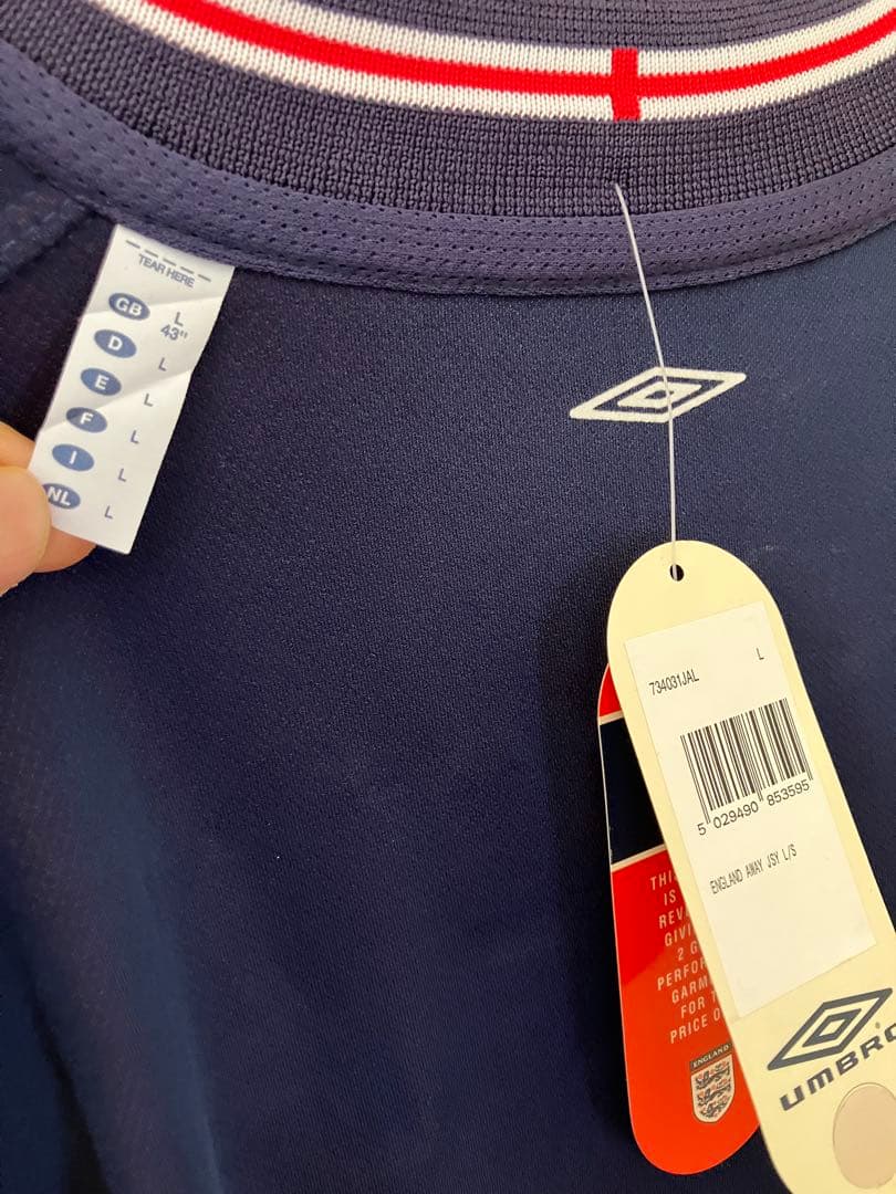 【超希少新品タグ付き】イングランド代表ベッカムBECKHAMモデル#7【L】