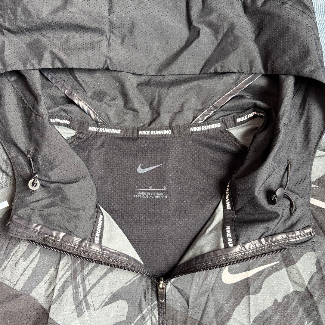 ナイキ レペル ウィンドランナー カモ ランニングジャケット Lサイズ