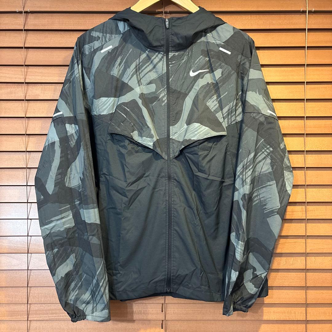ナイキ レペル ウィンドランナー カモ ランニングジャケット Lサイズ