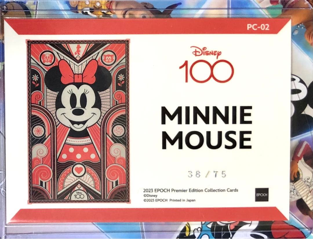 ミニーマウス プラチナムインサート パラレル EPOCH DISNEY 100