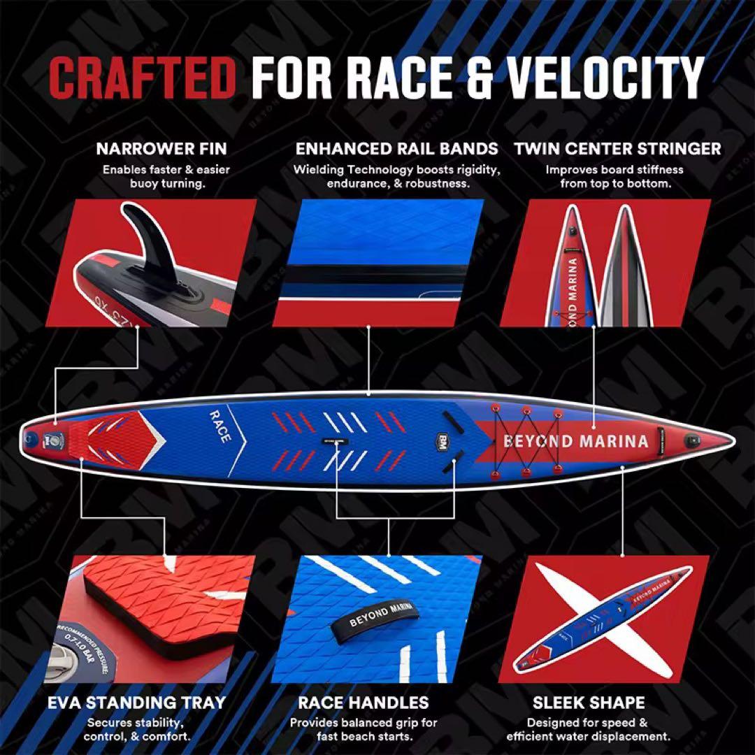 【新品】　sup レースサップ　サップボード　インフレータブル