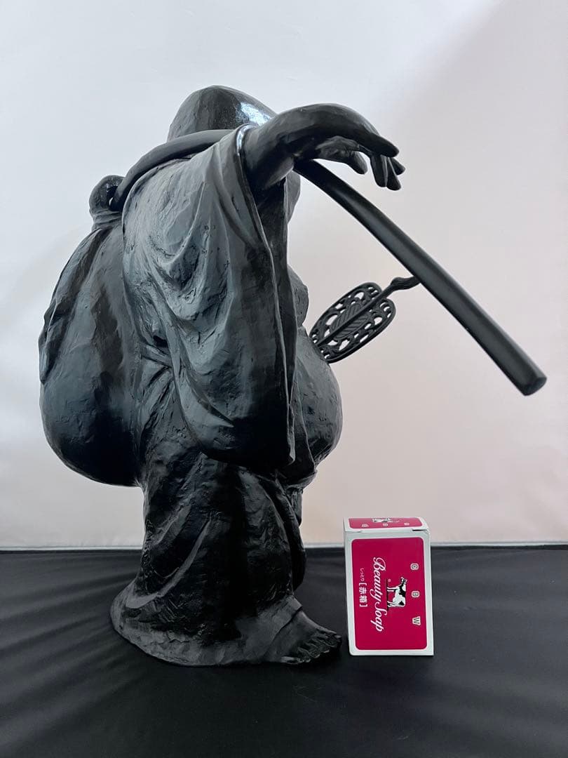 般若　純一郎　布袋尊 七福神　仏像 銅製　銅製　彫刻　置物　金運　縁起物　骨董