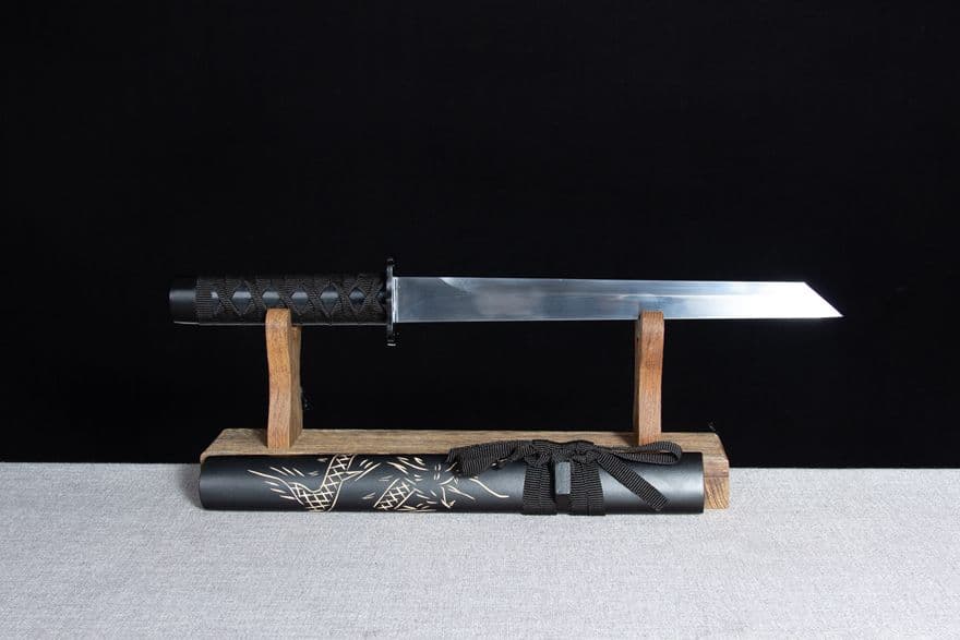 刻龍唐刀3点セット 武具　刀装具　日本刀　模造刀   居合刀