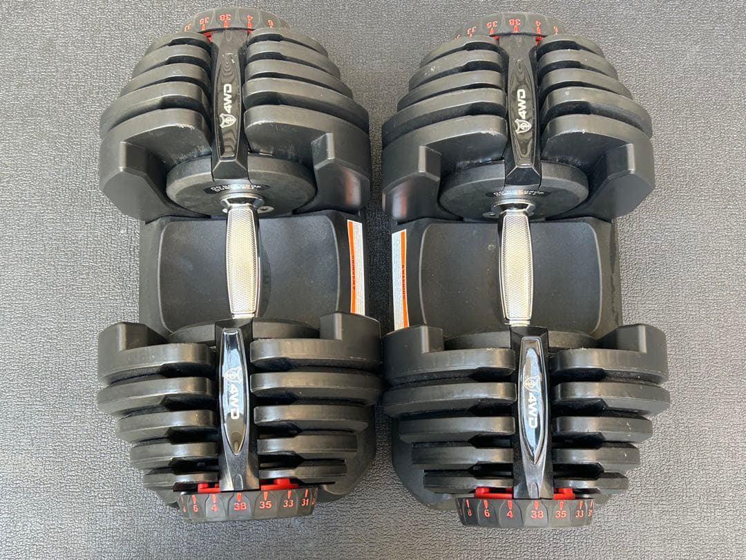 可変ダンベル　38キロ　2個セット　4WD