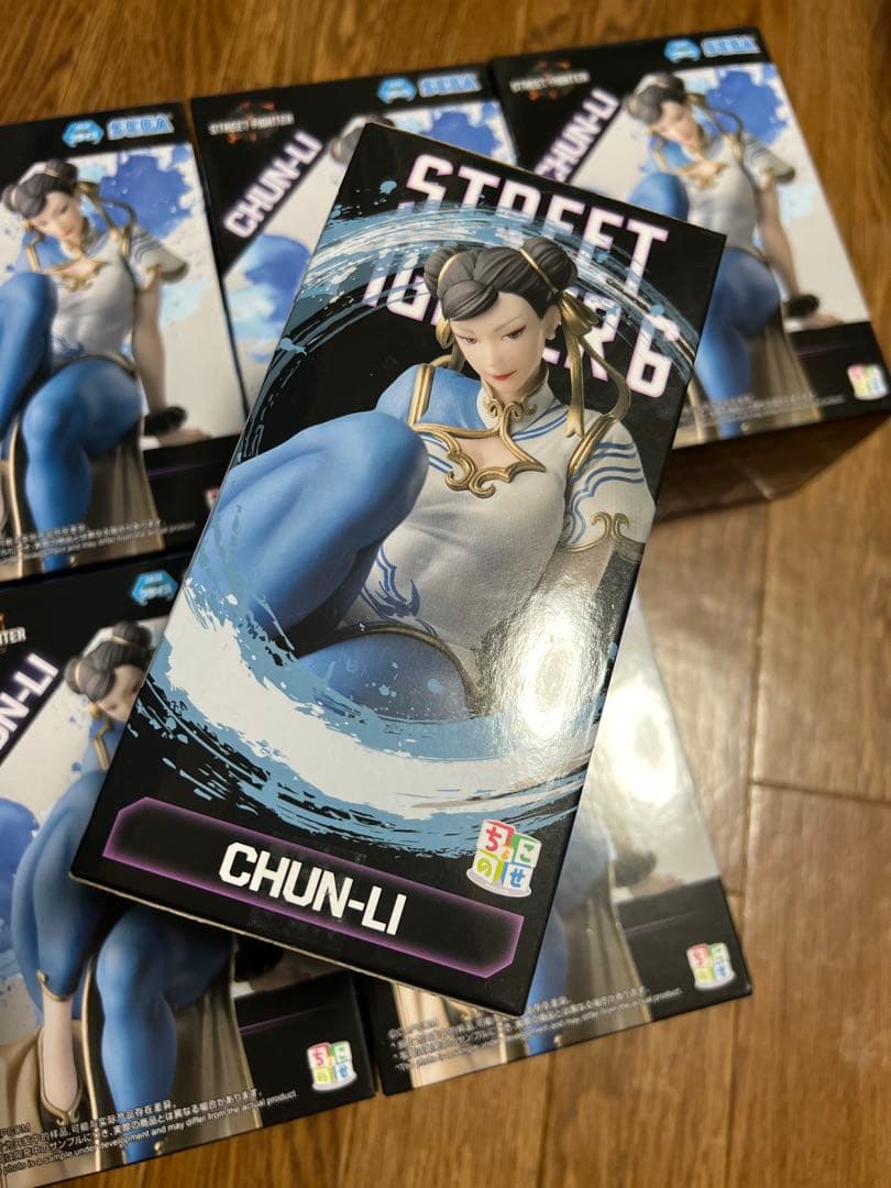 ストリートファイター：【春麗：19個セット】ちょこのせプレミアムフィギュア