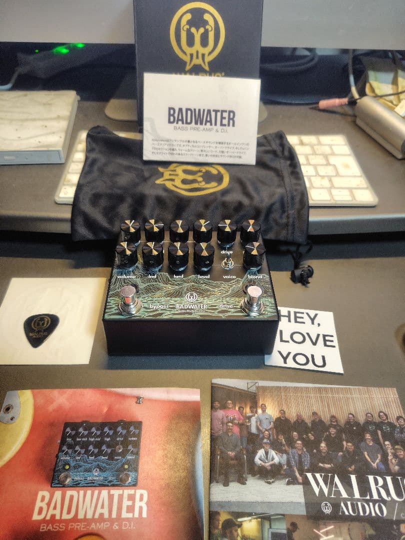 美品】WALRUS AUDIO BADWATER ベースエフェクター　プリアンプ