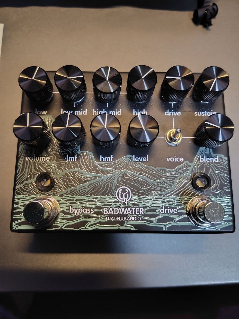 美品】WALRUS AUDIO BADWATER ベースエフェクター　プリアンプ