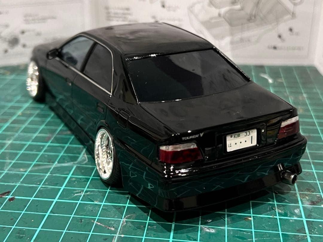 アオシマ 1/24 VERTEX JZX100 チェイサー 完成品