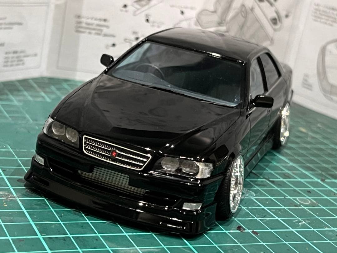 アオシマ 1/24 VERTEX JZX100 チェイサー 完成品