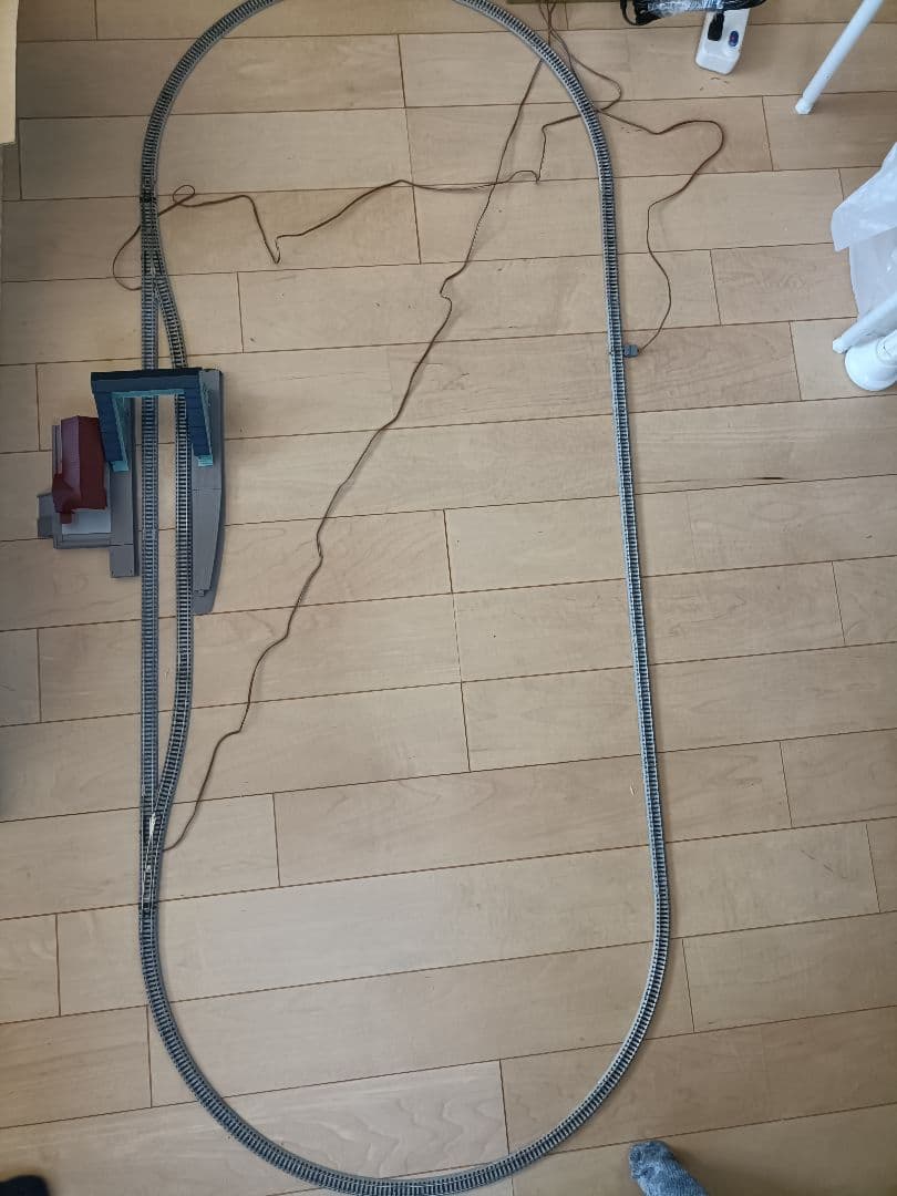 待避線レイアウト キハ40M車 パワーユニット 電動ポイント 駅舎付　フルセット