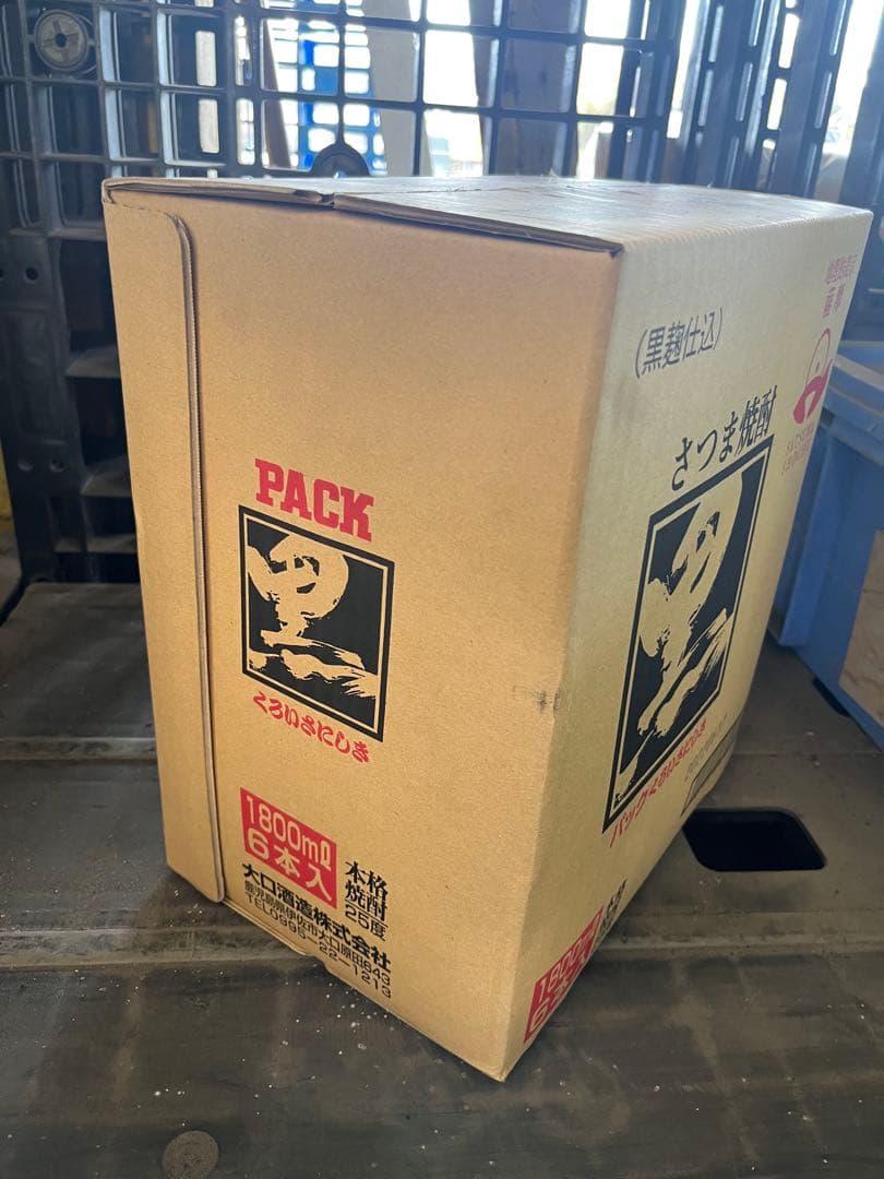 本格焼酎 黒伊佐錦　紙パック1800ml 6本入り