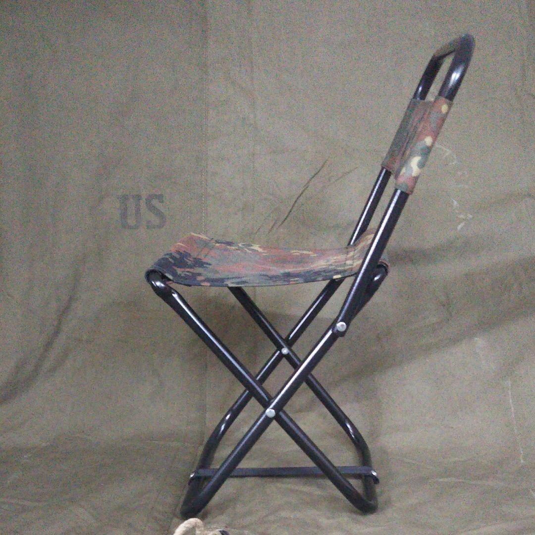 ドイツ軍　パップテント　リメイク チェアリング　2脚セット　イス　ミリタリー