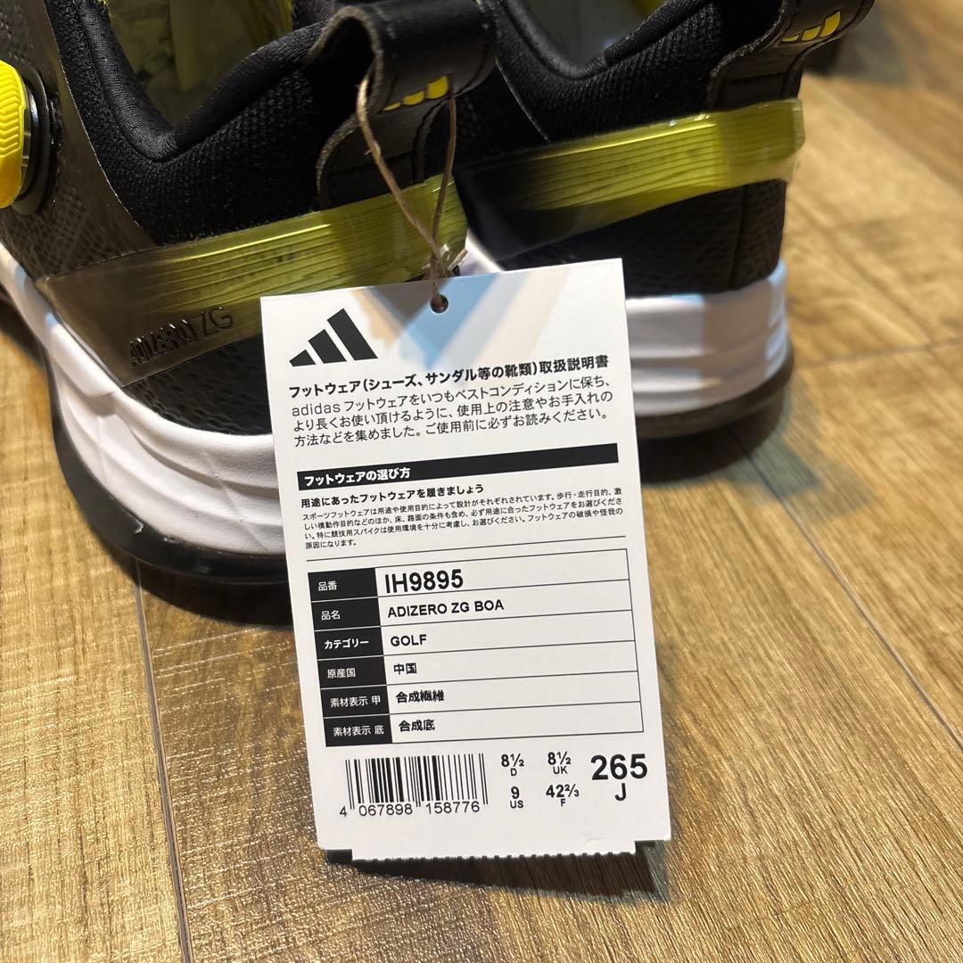 【新品】アディダス メンズ ゴルフシューズ ADIZERO ZG 25 BOA