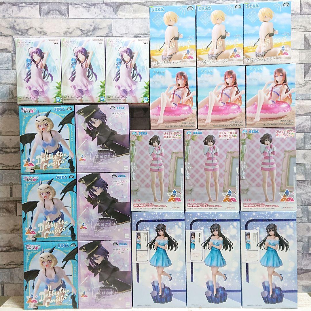 美少女フィギュアまとめ売り　牧瀬紅莉栖　鳳凰寺紅葉　加藤恵　桜島麻衣　乾紗寿叶