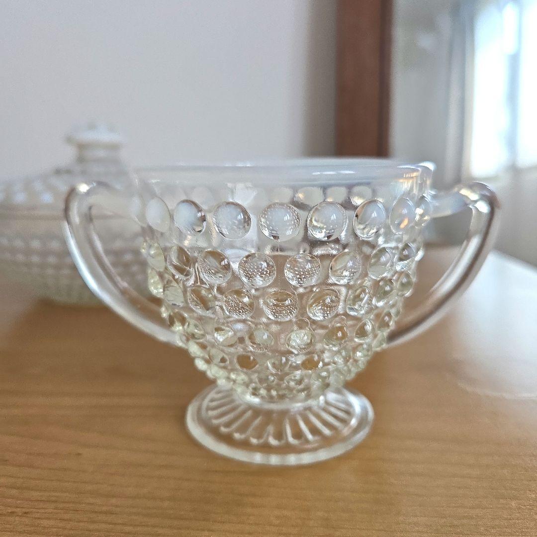 【３個セット】フェントン シュガー&クリーマー キャンディーポット