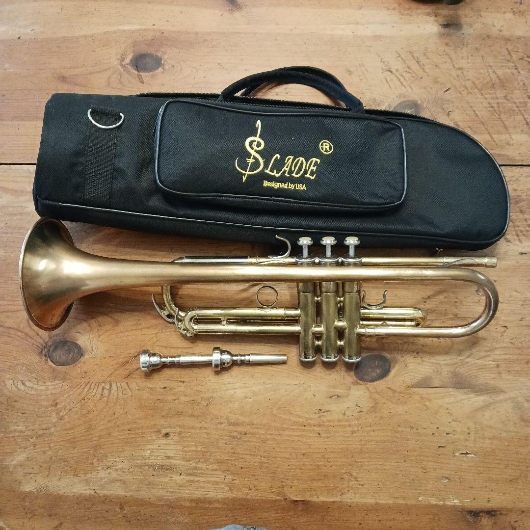 YAMAHA YTR333トランペット 本体とBach 7C,ケース,ミュート
