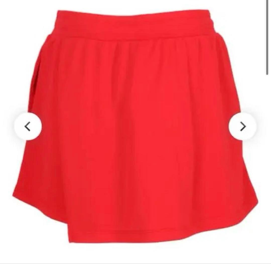 新作未使用　FILA ラップショートパンツ EL0039 レディース 赤