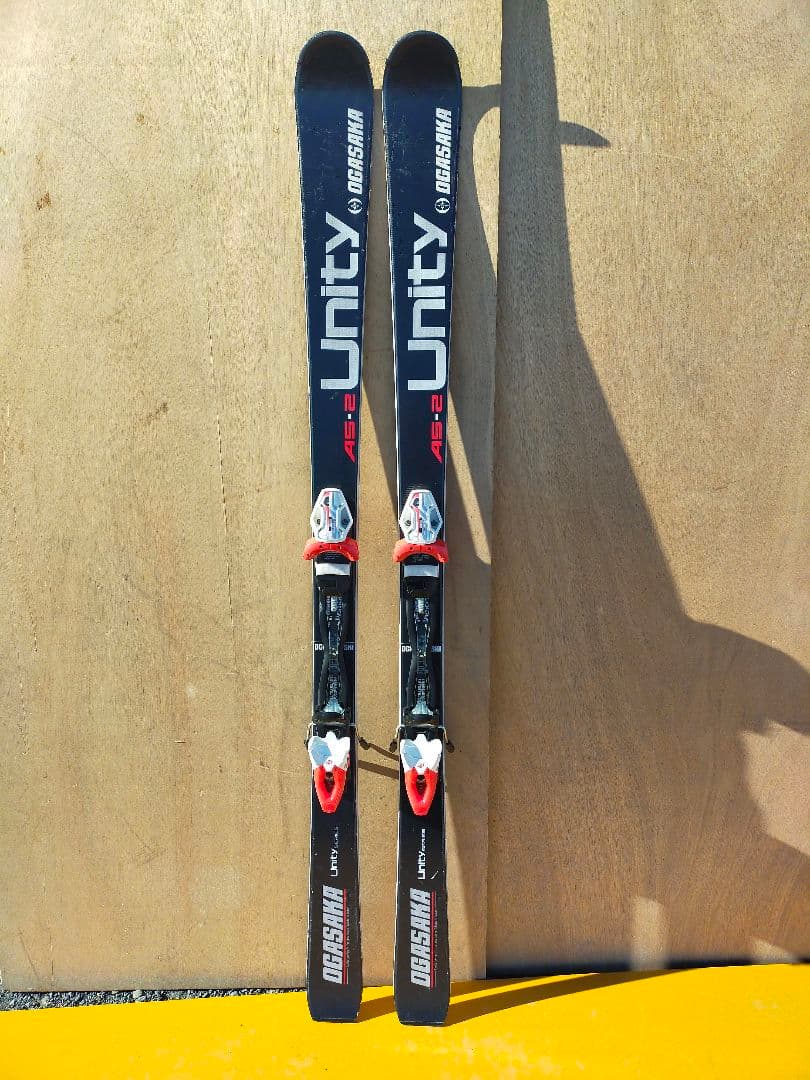 OGASAKA オガサカ　UNITY AS-2 スキー板 ビンディング付き 黒色
