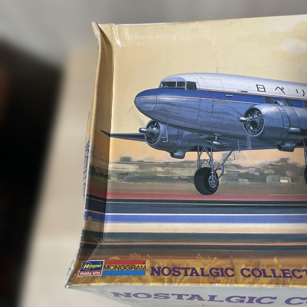 昭和 ハセガワ 1/48 DC-3 ノスタルジックコレクション 未組立Ln586