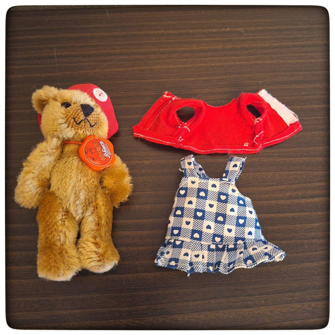 美品【Schuco シュコー 】ミニチュア テディ ベアー コスチューム