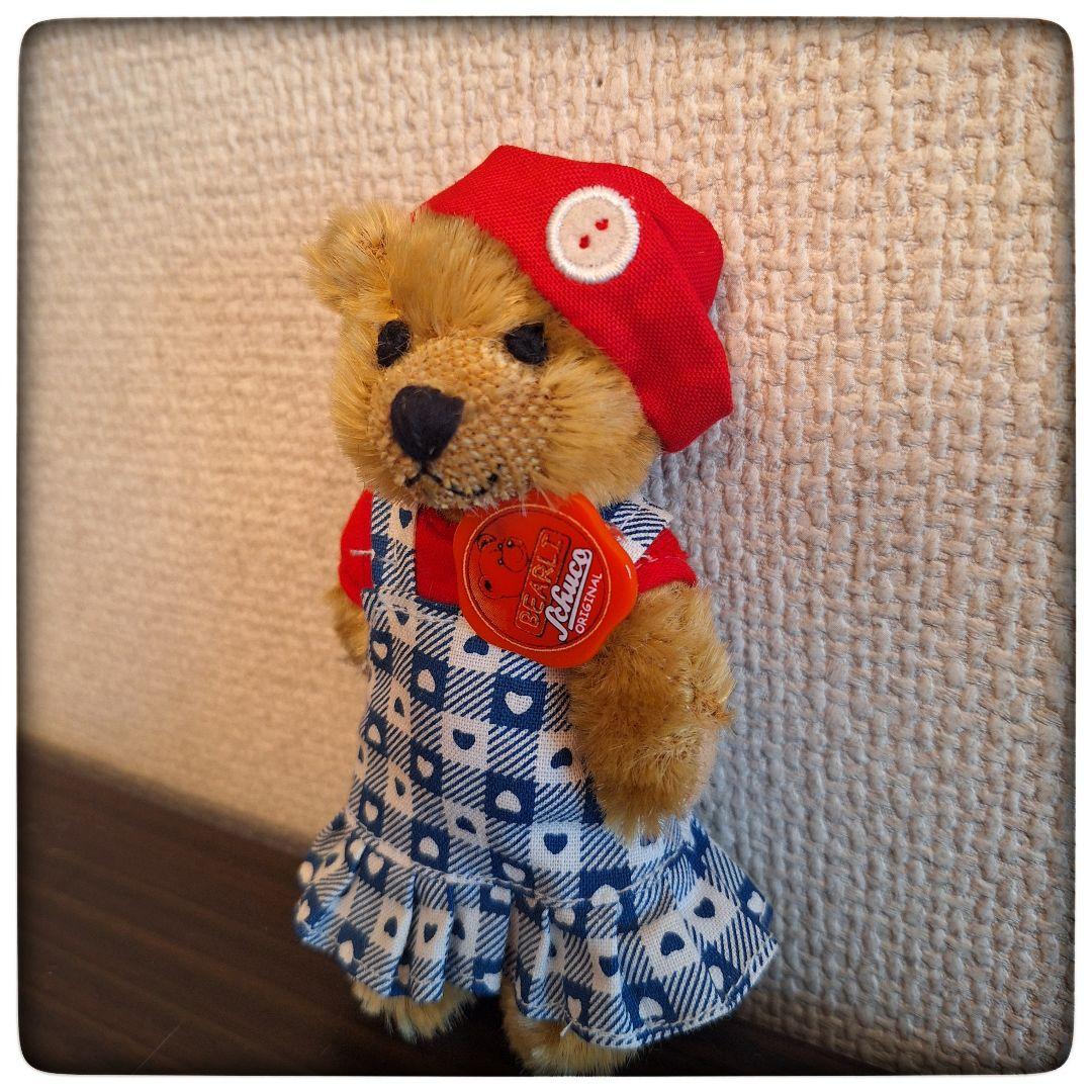 美品【Schuco シュコー 】ミニチュア テディ ベアー コスチューム