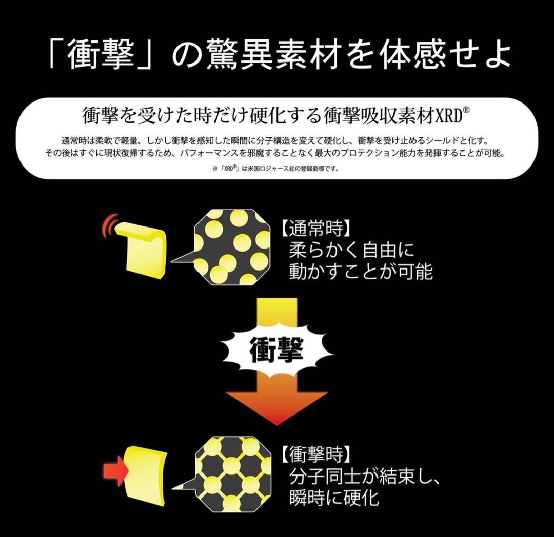 新品　鎧武者　ボディプロテクター　ベスト　L ブラック　スノーボード Black