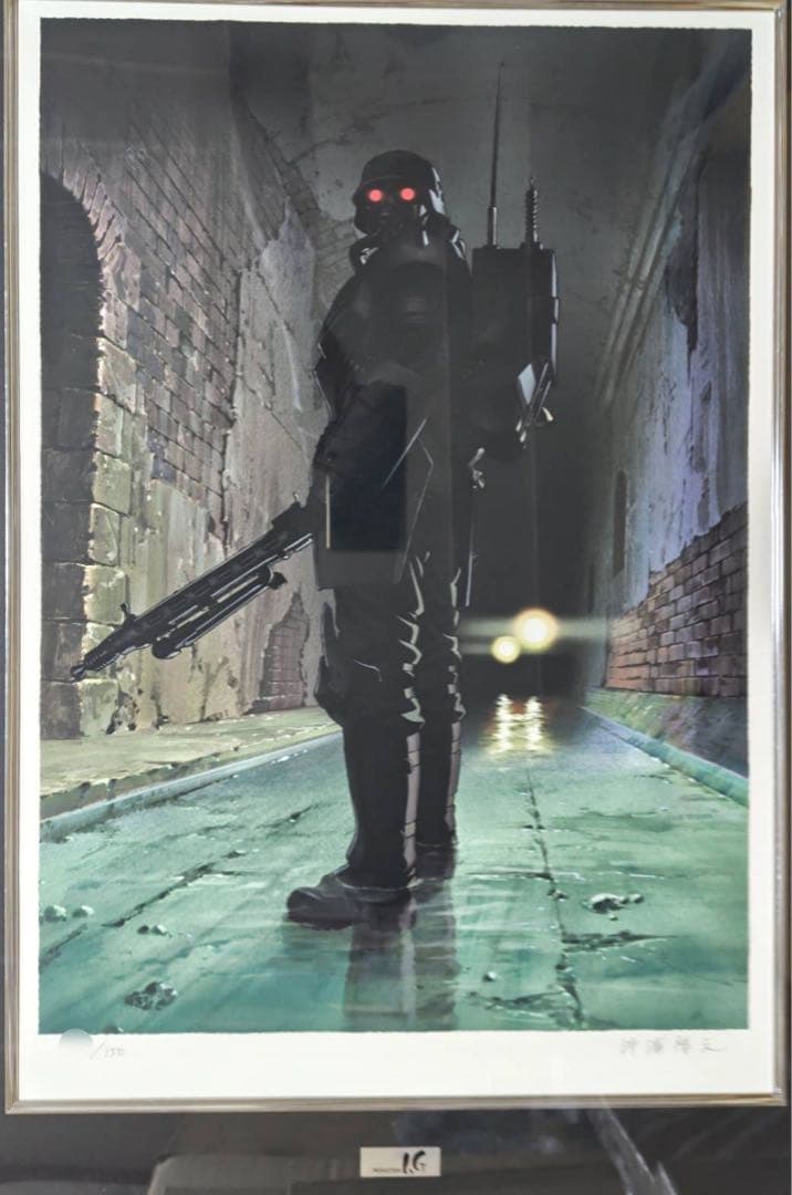 Production I.G 15周年記念 人狼 複製原画 直筆サイン入り