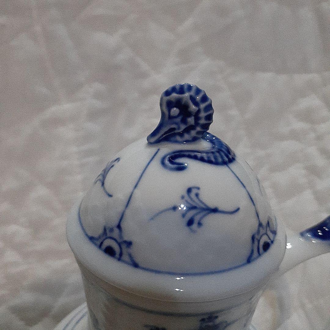 ビングオーグレンダール　コーヒーポット　ブルーフルーテッド