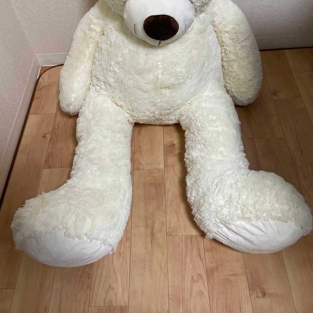 白くま　テディベア　超特大ぬいぐるみ
