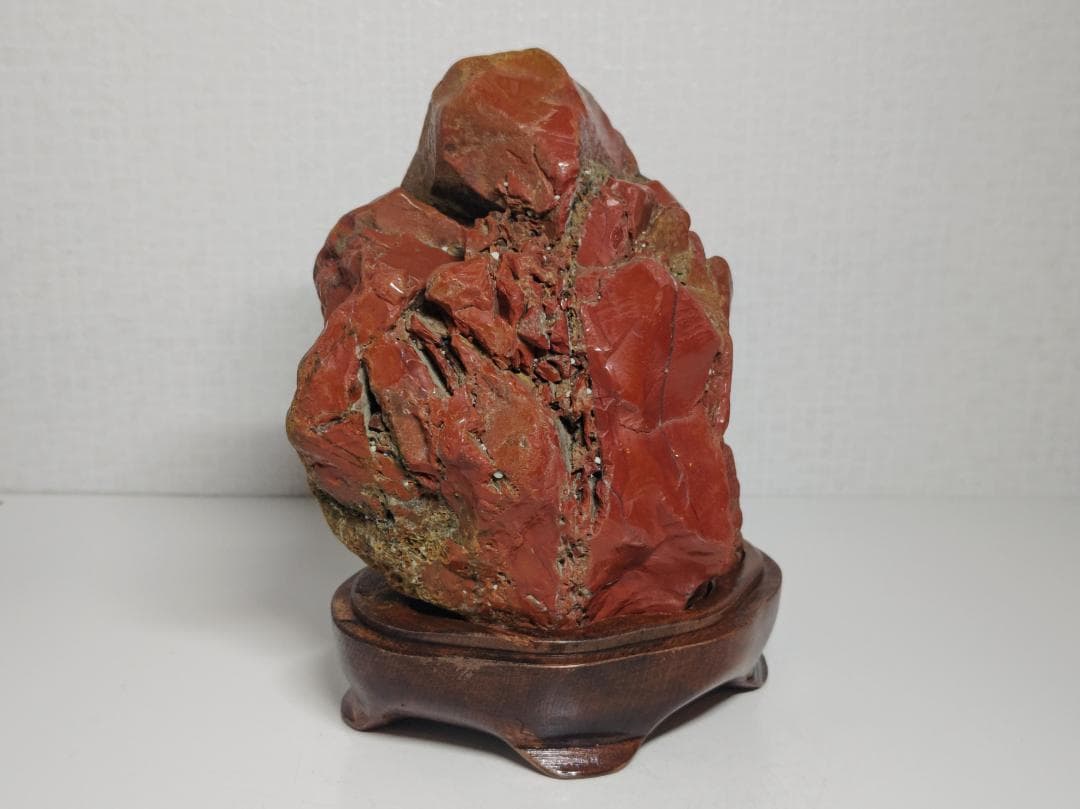 赤玉石 2.3kg 赤石 碧玉 原石 鑑賞石 自然石 誕生石 鉱物 鉱石 水石