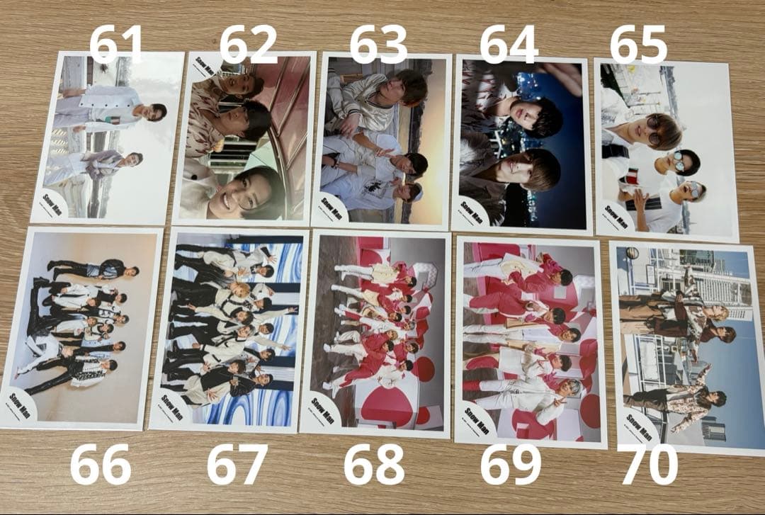  Man 公式写真セット 集合⑴