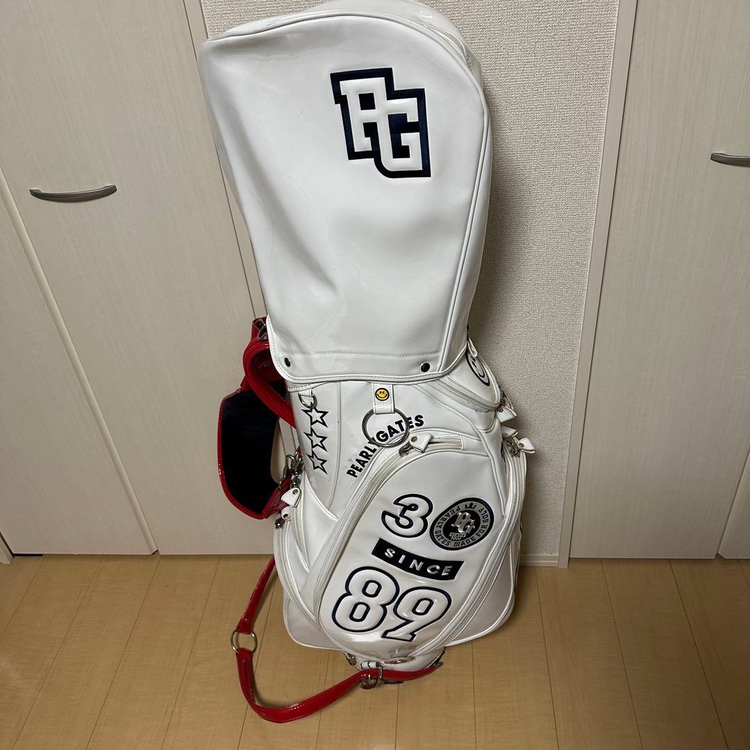 パーリーゲイツ30周年限定キャディバッグ 9inch ホワイト