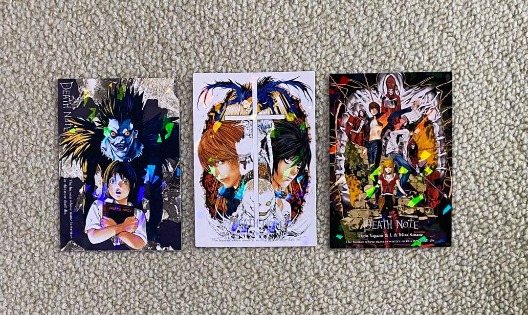 デスノート【レア】カード！夜神月！リューク！Ｌ！ミサ！シークレット！入手困難！
