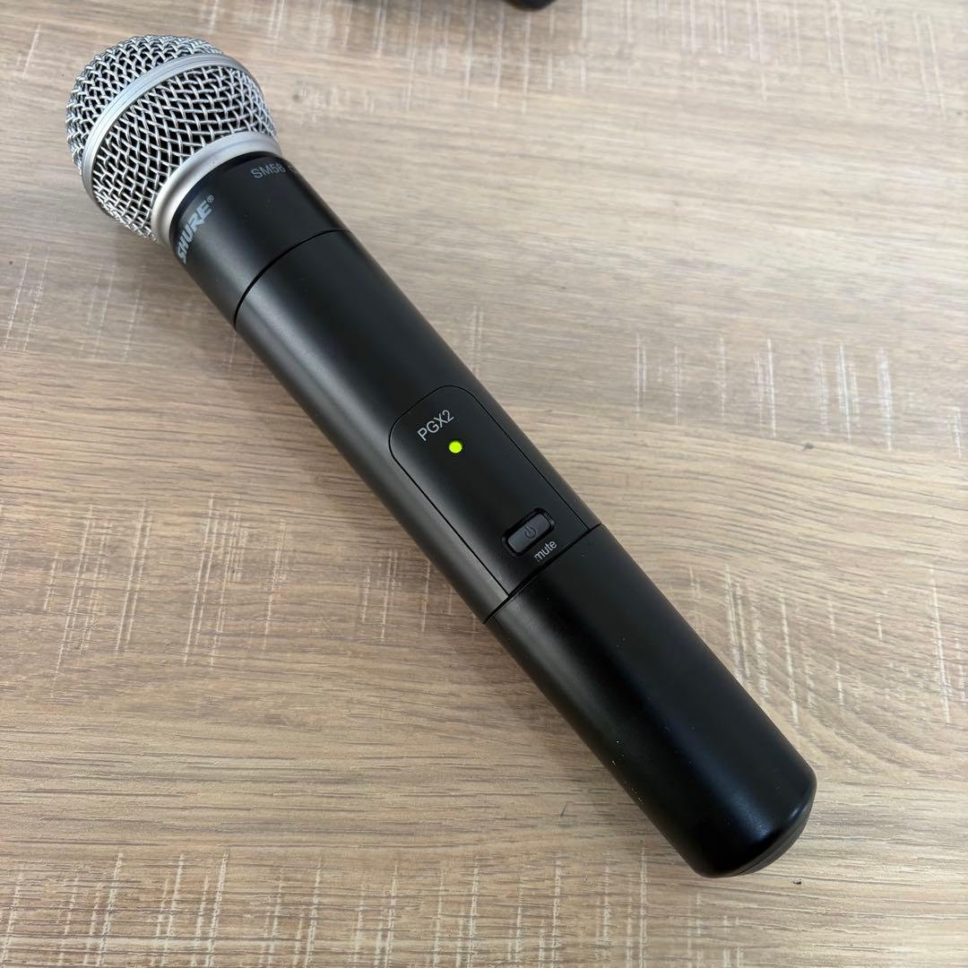 SHURE ワイヤレスマイクロフォンBETA58 受信機PGX4 ケース付