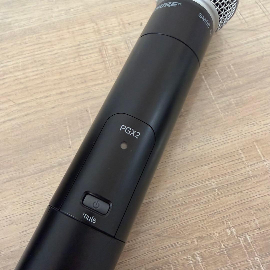SHURE ワイヤレスマイクロフォンBETA58 受信機PGX4 ケース付