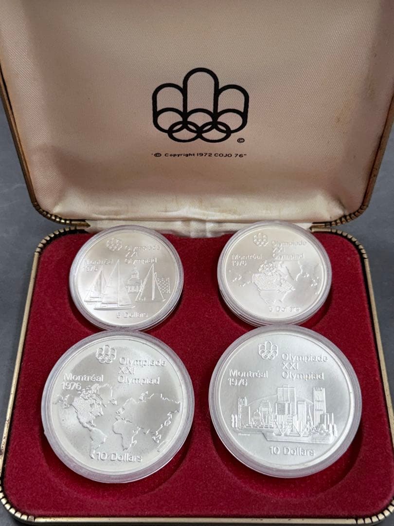 【⭐️価格高騰❣️激レア⭐️】1976年モントリオールオリンピック記念銀貨セット