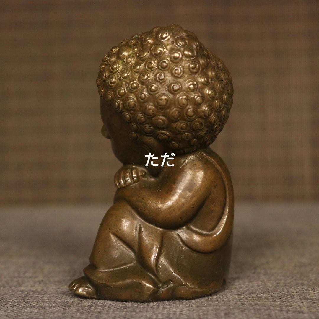 銅器 釈迦牟尼仏 茶台茶寵 書卓 装飾品 工芸品 置物