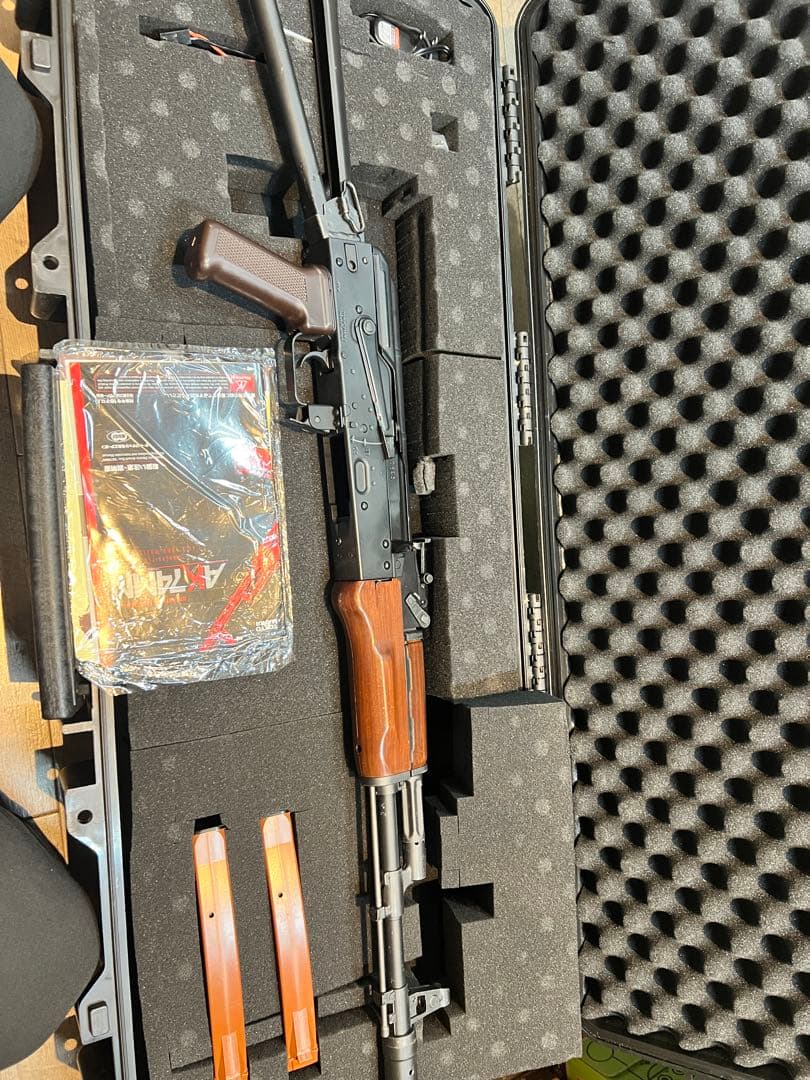 東京マルイ次世代電動ガンAKS74N　動作・弾速確認 HTGベーシックガンケース