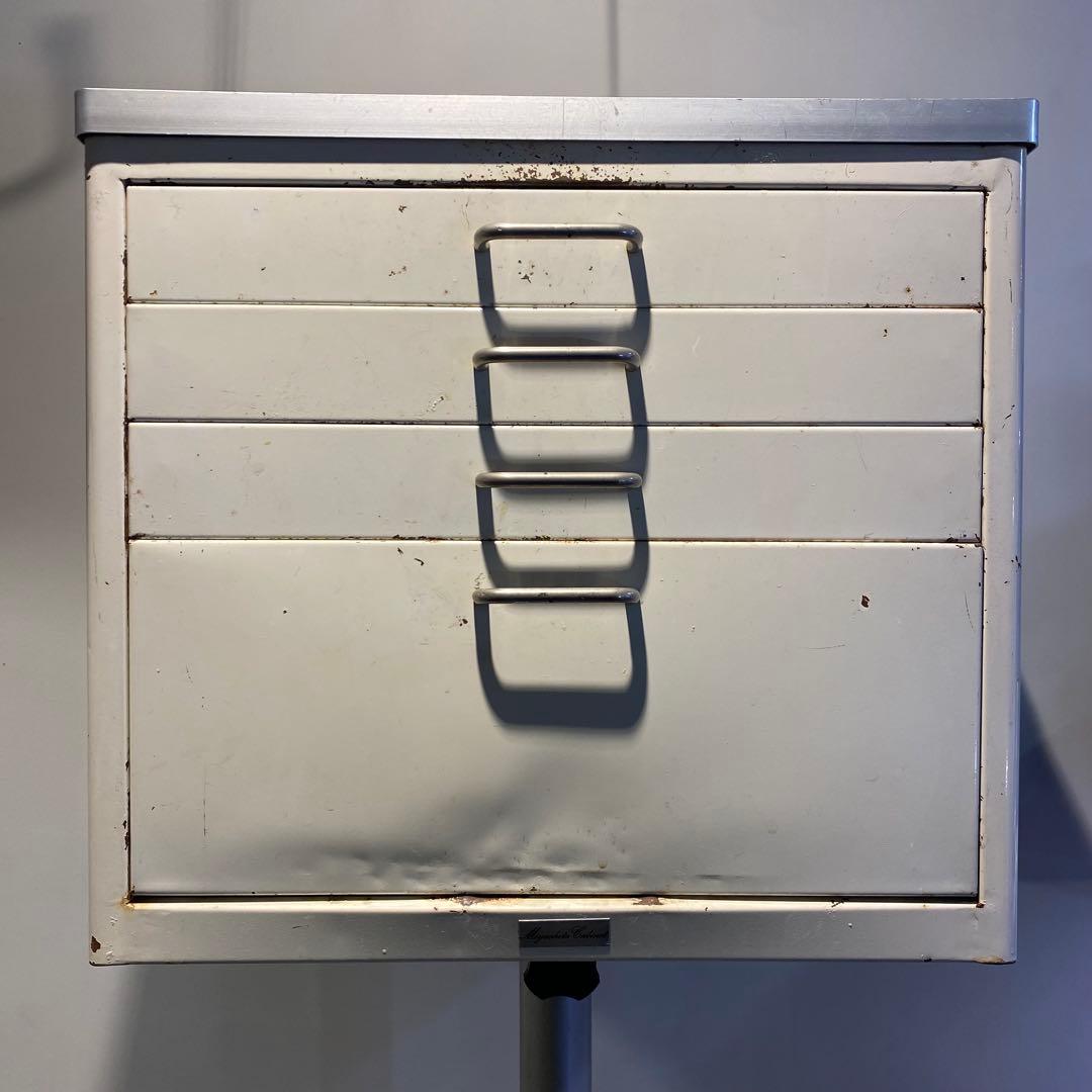 インダストリアル キャスターキャビネット ビンテージ