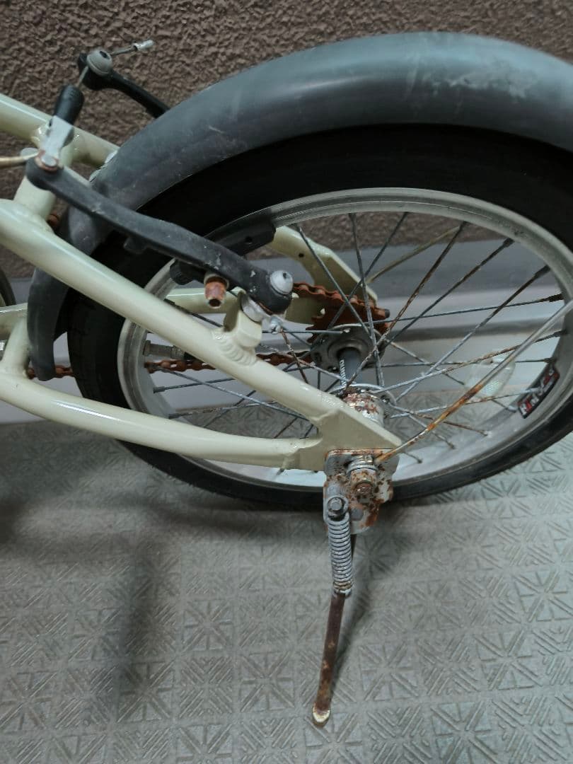 キャプテンスタッグ　折りたたみ自転車 シングルスピード　現状引き渡し