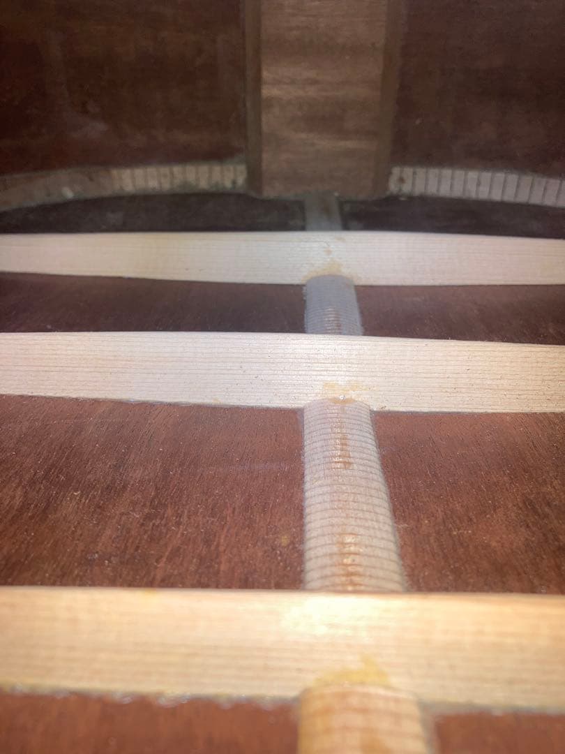 マ*ズ様 ハンドメイドギター　制作途中　ウォルナット　パーツ付き