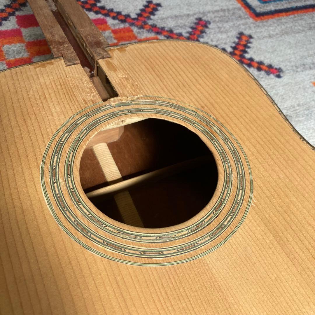 マ*ズ様 ハンドメイドギター　制作途中　ウォルナット　パーツ付き