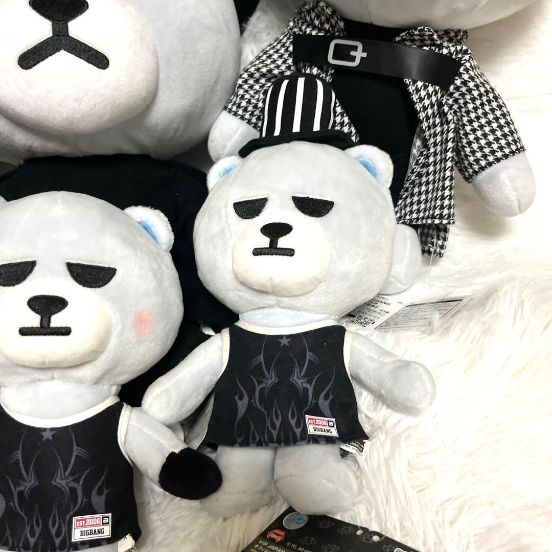 BIGBANG KRUNKぬいぐるみ全3種×2タイプビッグバンジヨンタプほぼ新品