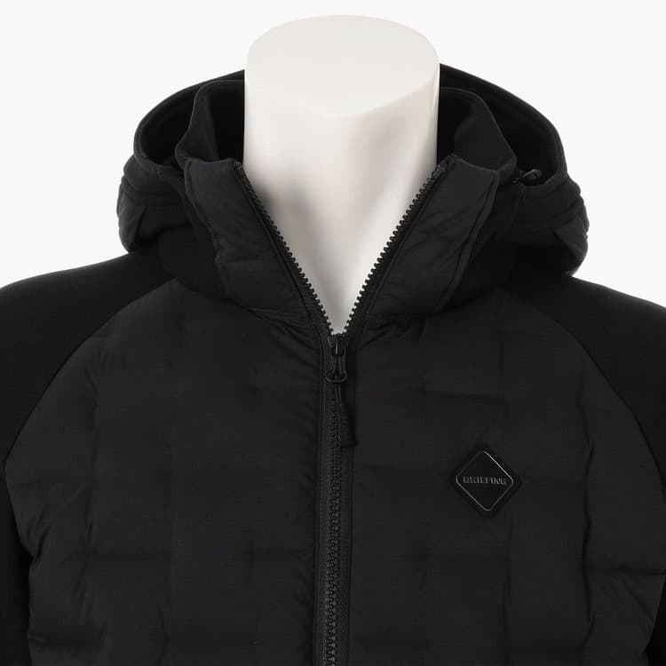 BRIEFING MEN’S HYBRID DOWN PARKA BLACK