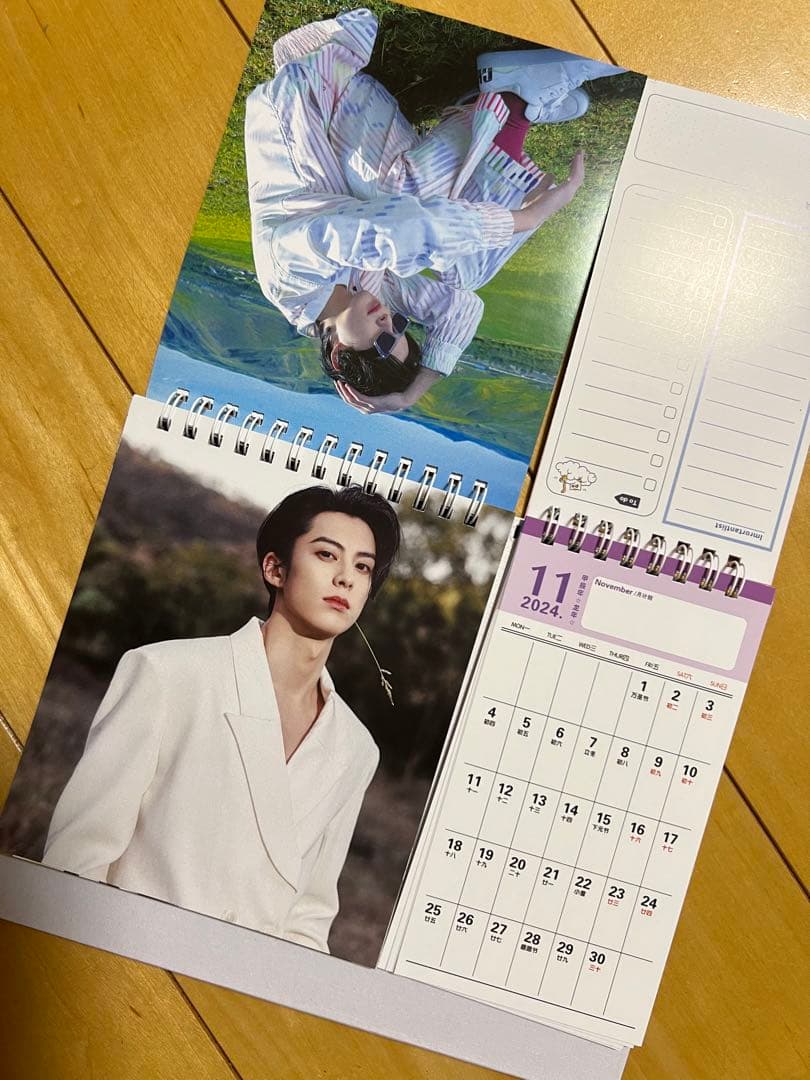 1780円最新ワンホーディー王鹤棣カレンダー 2025+2026年カレンダー①