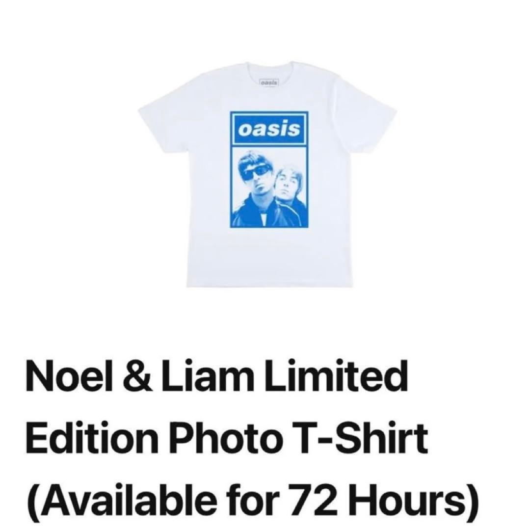 oasis ノエル＆リアム 72時間限定限定フォトTシャツ Lサイズ